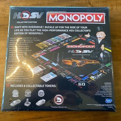 Holden HSV Collectors Edition Monopoly Board Game BRAND NEW & SEALED
