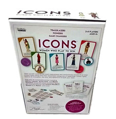 ICONS A Strategy Game about Women Who Play To Win, NEW, Ages 8+, 2-8 Players