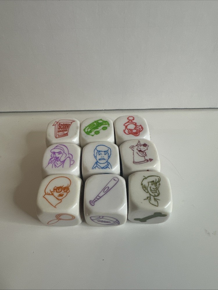 Pressman Scooby-Doo! Story Telling Dice 9 Dice 54 Images (2014)