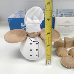 Balance the Baker Montessori Kids Stacking Game Complete Kikkerland Design
