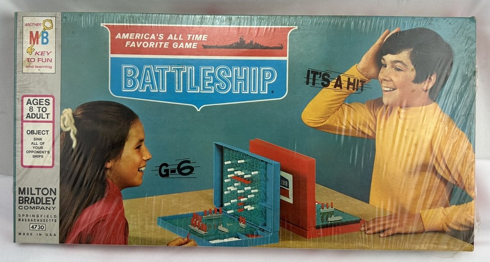 1971 Battleship Game by Milton Bradley Brand New Sealed FREE SHIPPING