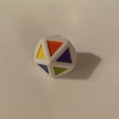 Cranium Original Family Game Multi-Color Hex Die Replacement Parts Pcs FREE SHIP