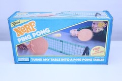 Ping Pong Table Tennis Set Complete Toy Game VTG 1987 Old Classic Kids GUC