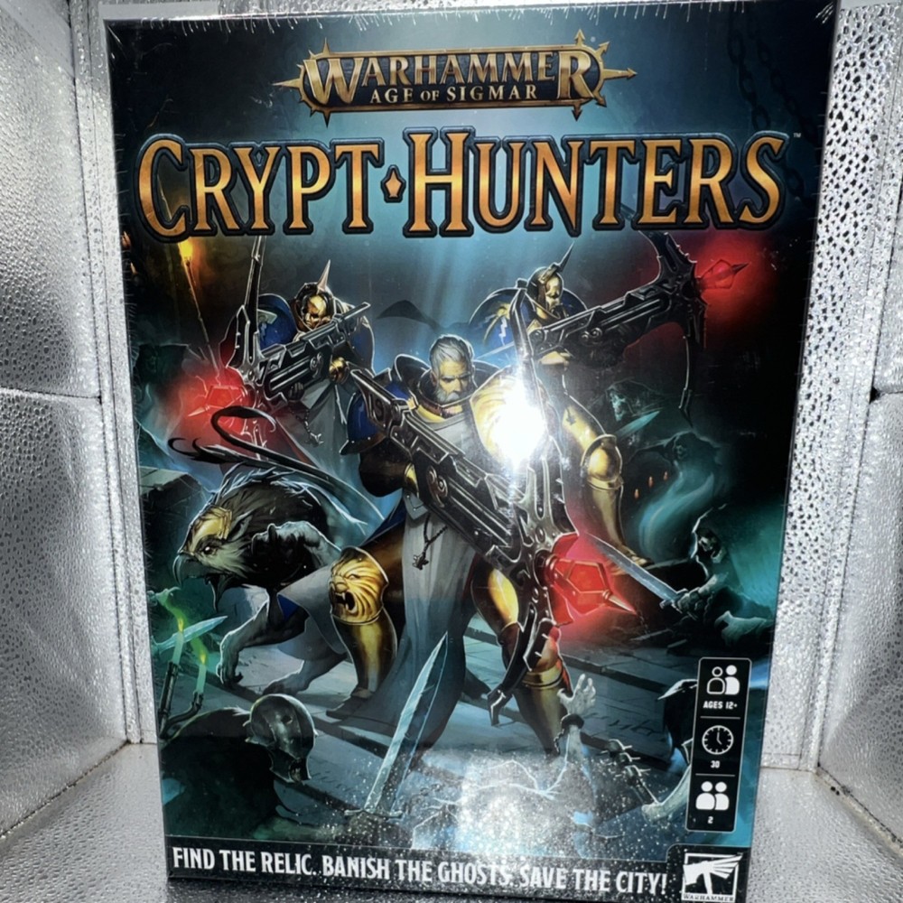 Games Workshop Crypt Hunters Age of Sigmar Board Game Miniatures Included 12+