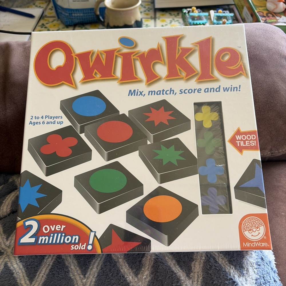 Qwirkle Strategy Wooden Tile Board Game! 2-4 Players
