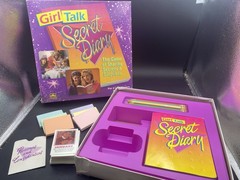 Vintage 1991 GIRL TALK SECRET DIARY Almost Complete 1 Card Missing.