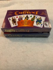 QUIDDLER & FIVE CROWNS Card Games Set of 2 Both New and Sealed Game Age 8-Adult