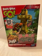 Angry Birds GO! Jenga Tower Knockdown Game Hasbro Gaming