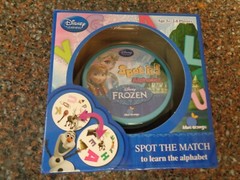 Spot It! Disney Learning Frozen Edition Olaf Anna Elsa Brand New Alphabet