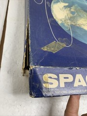 1967 Space Chase Board Game United Nations Constructors Inc. Made In USA