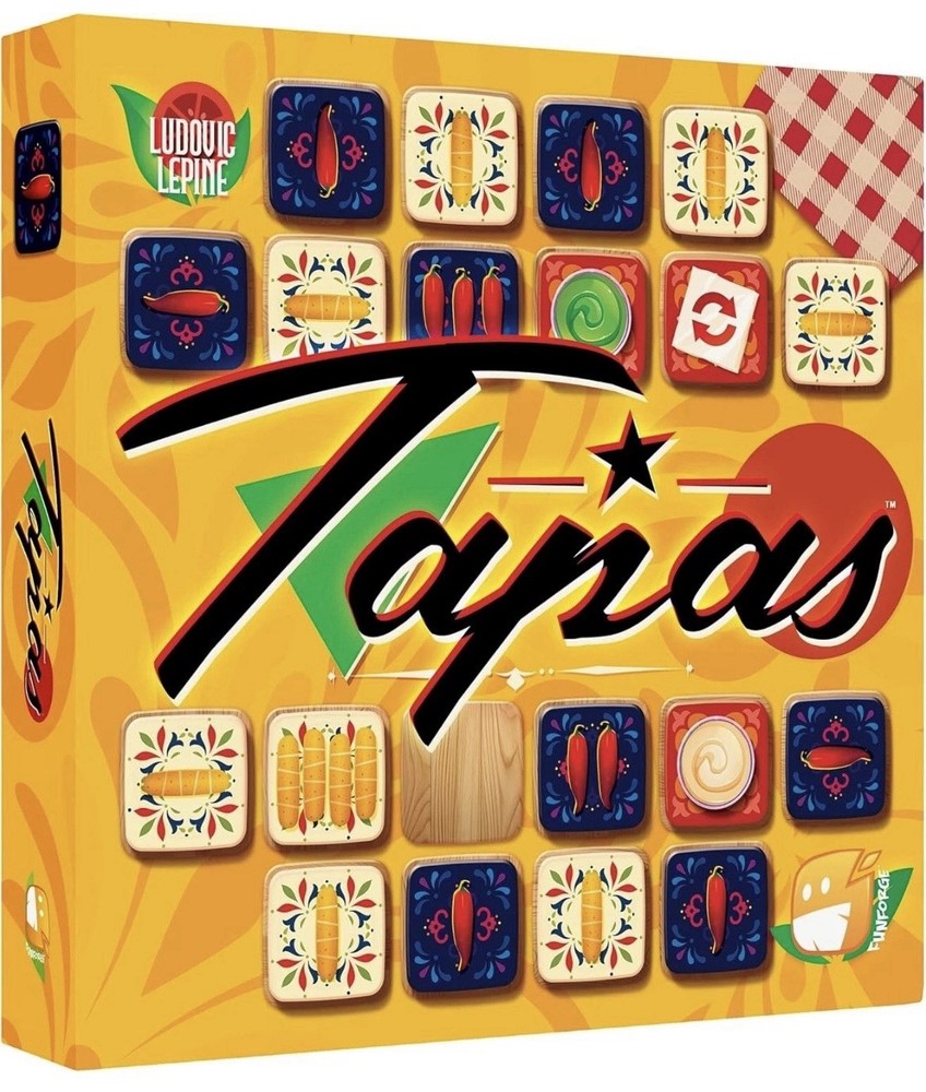 Tapas Tile Board Game For 2 Player Funforge TAPAUS01 Small Plates Quick Fast