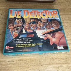 The Original Lie Detector Scientific Crime Solving Game -Mattel Games Complete!!
