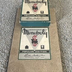 1940S Or 50 Monopoly Game It Appears To Be Complete Lots Of Fun For Everyone