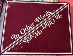 In Other Words Board Game Vintage 1988 Complete Ages 13 And Up. Very Gently Used