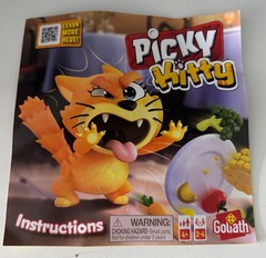 Picky Kitty Game by Goliath 2021 Hard to Find Kids & Family Game 100% COMPLETE!
