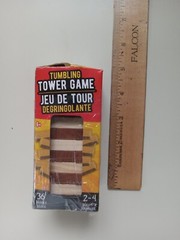 Tumbling Tower Game New Toy Mini Small ~4.5″ 36-Blocks Travel Free Shipping
