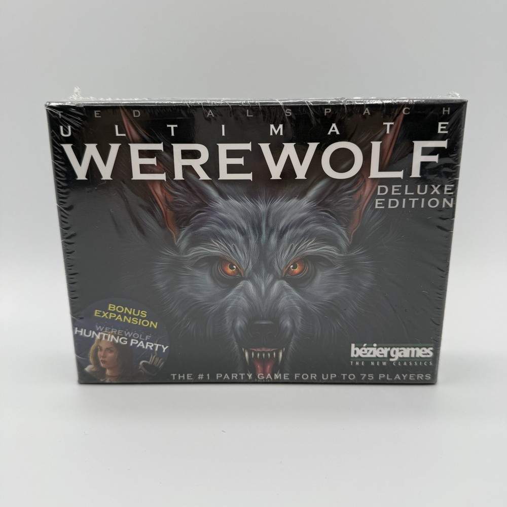 ULTIMATE WEREWOLF Deluxe Edition Party Game SEALED NEW Bonus Expansion