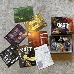 Vast: The Crystal Caverns Game 2nd Edition Leder Games COMPLETE in Box