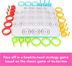 Spin Master Games, Otrio Strategy-Based Board Game, Classic Game, Advanced Tic T