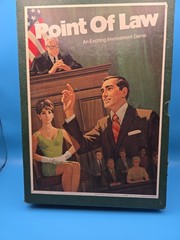 Vintage 1972 Strategic Game 3M Bookshelf Game Point of Law