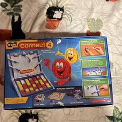 Hasbro Connect 4 u-build Strategy Board Game Complete Game 2 Players Ages 6+