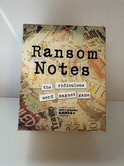 Ransom Notes – UNOPENED Sealed Ridiculous Word Magnet Game Charty Party 2023
