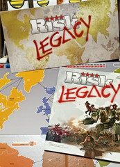 Risk Legacy Board Game Hasbro Strategy World Domination Game Complete