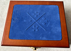 Levenger Krypto Game In Original Wooden Levenger Box 4.5″x 5.5″ EUC