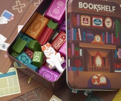 Bookshelf by | Ages 8+ | 2-4 Players | Cooperative Stacking Game | Skill & Ba