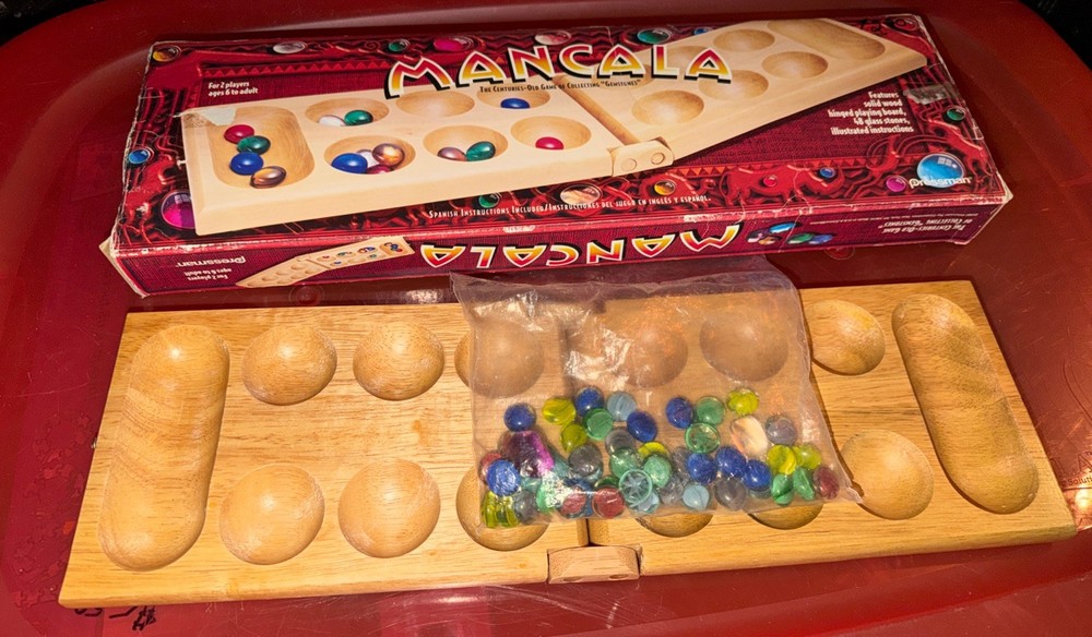 Vintage Pressman Toy Corporation Solid Wood Gemstone Board Game Missing Stones