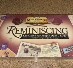 Reminiscing Board Game for People Over Thirty 1940s-1990s Trivia New Old Stock