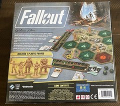 Fantasy Flight Games Fallout Board Game Post-Apocalyptic Complete w/ Figures