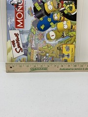 The Simpsons Monopoly Game 2001 Open Box Seems complete