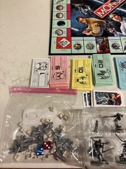 2005 Star Wars Monopoly Saga Edition in Great Condition 95% Complete