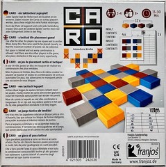 Caro Franjos games publisher wooden toy family game laying game strategy game