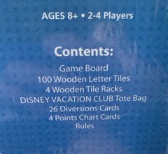 NEW & SEALED Disney Vacation Club SCRABBLE 2014 Hasbro USAopoly DVC rare game