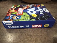 MARVEL UNIVERSE Guess in Ten matching game 2022 comic-book heroes Black Panther
