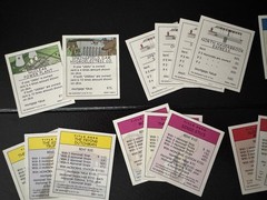 Monopoly The Simpsons 2001 28 Title Deed Replacement Game Cards