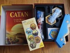 Settlers of Catan game lot with expansions Mayfair Games