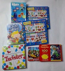 Twister Board Game, Chutes & Ladders, Dory Memory Game, Mickey Puzzle, & More