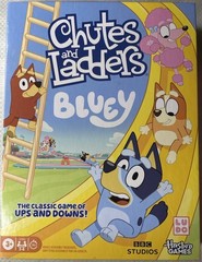 Bluey Chutes & Ladders Board Game Open Box Unused Complete