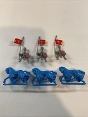 Warhammer Fantasy Battle Masters Board Game 3x Imperial Knights – Blue