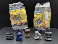 Lot Of 2 Open GoGo’s Crazy Bones Rockeros Bazooka Pack Extremely Rare Mexican