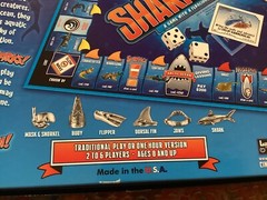 SHARKOPOLY, COMPLETE GAME FEROCIOUS APPETITE FOR FUN; JAWS,GREAT WHITE/FREE P &H