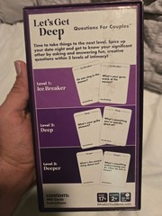 Lets Get Deep Questions For Couples Game Card Game For Date Night