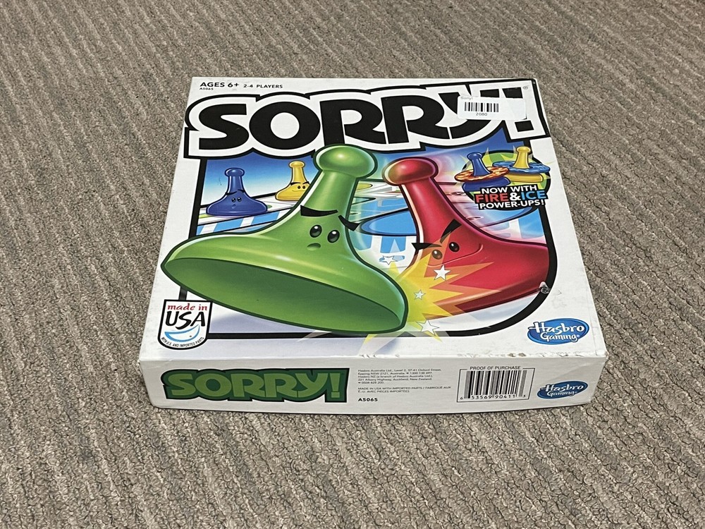 2013 Hasbro Sorry Family Board Game A5065