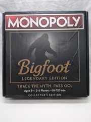 Monopoly Bigfoot Legendary Edition Board Game Collector’s Edition