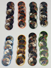 Hoplomachus Victorum BoardGame Faction Unit Chips Set of 48 COMPLETE Chip Theory