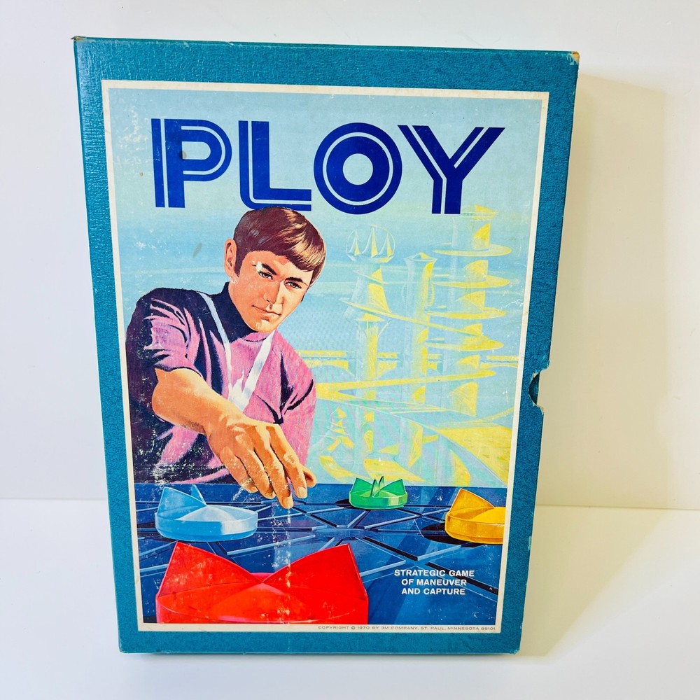Ploy 1970 Strategic Game of Maneuver & Capture Vintage *Missing 1 Piece*