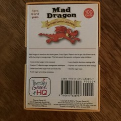 Mad Dragon Anger Control Card Game for Children 6-12 Years ADHD Therapy Game